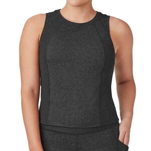 Member’s Mark Soft Rib Tank Top Charcoal Gray Heather XL New Without Tags